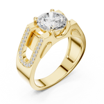 Load image into Gallery viewer, Pavé Split Shoulder Mens Ring — 1.69ct
