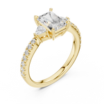 Load image into Gallery viewer, Aurora Radiant Cut Diamond Ring
