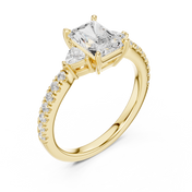 Aurora Radiant Cut Diamond Ring