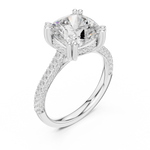 Load image into Gallery viewer, Summit 3.68ct Cushion Cut Diamond Ring
