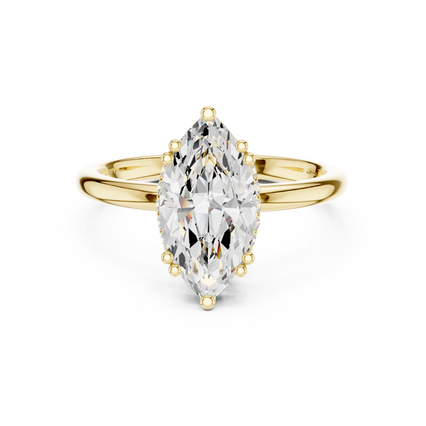 Fantaisie Marquise Diamond Accent Ring