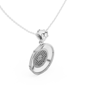 Medusa Bezel Pendant — 0.62ct