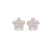 Nyla Diamond Solitaire Stud Earrings