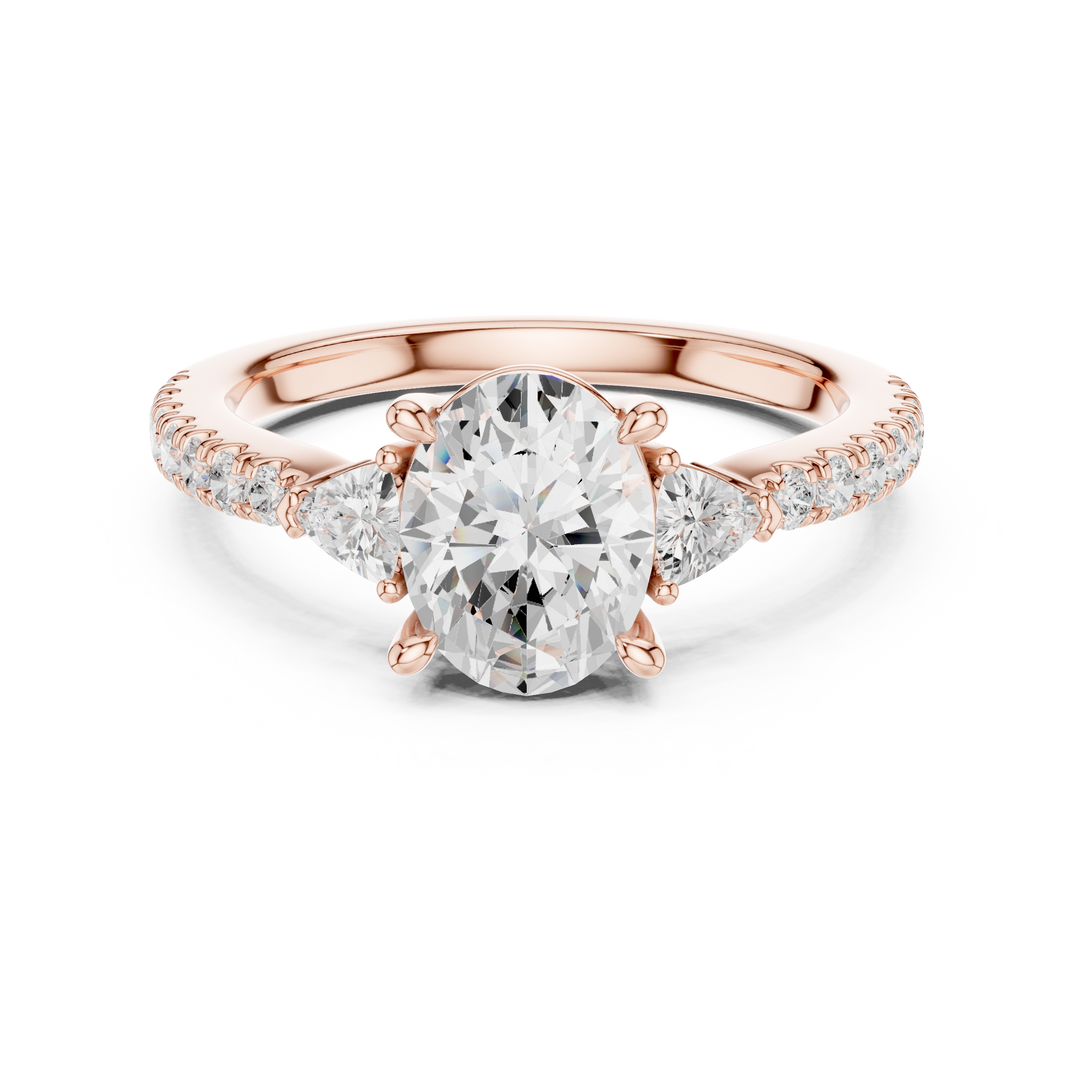 Serenity Oval Diamond Ring