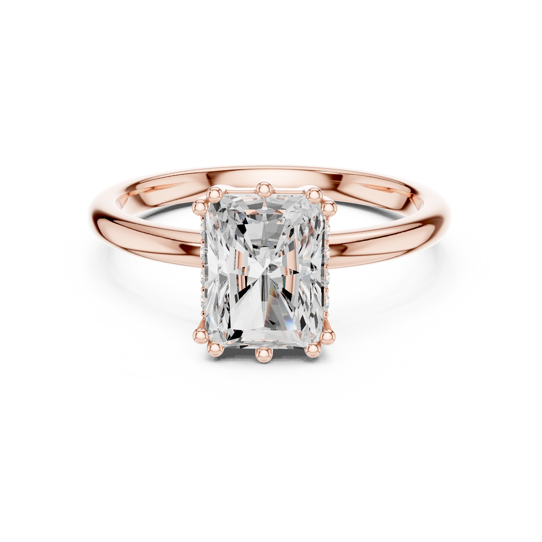 Prisme Radiant Cut Diamond Accent Ring