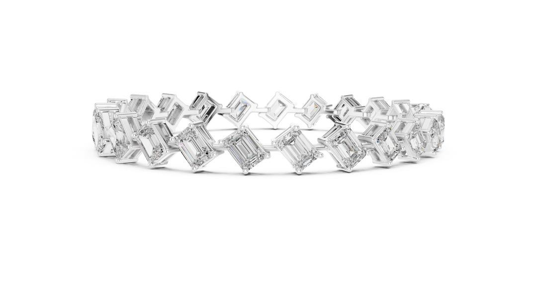 Emerald Radiant Bracelet — 13.73ct