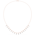 Load image into Gallery viewer, Graduated Baguette Tennis Necklace — 1.74ct
