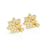 Faye Diamond Solitaire Stud Earrings