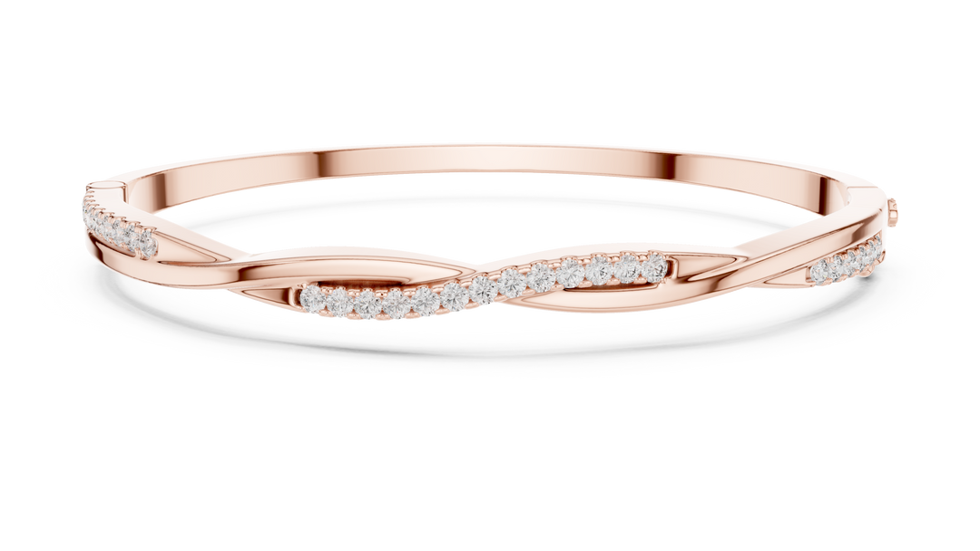 Diamond Channel Bangle — 0.7ct