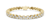 Round Tennis Bracelet — 6.2ct