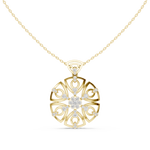 Load image into Gallery viewer, Sunburst Lattice Pendant — 0.79ct

