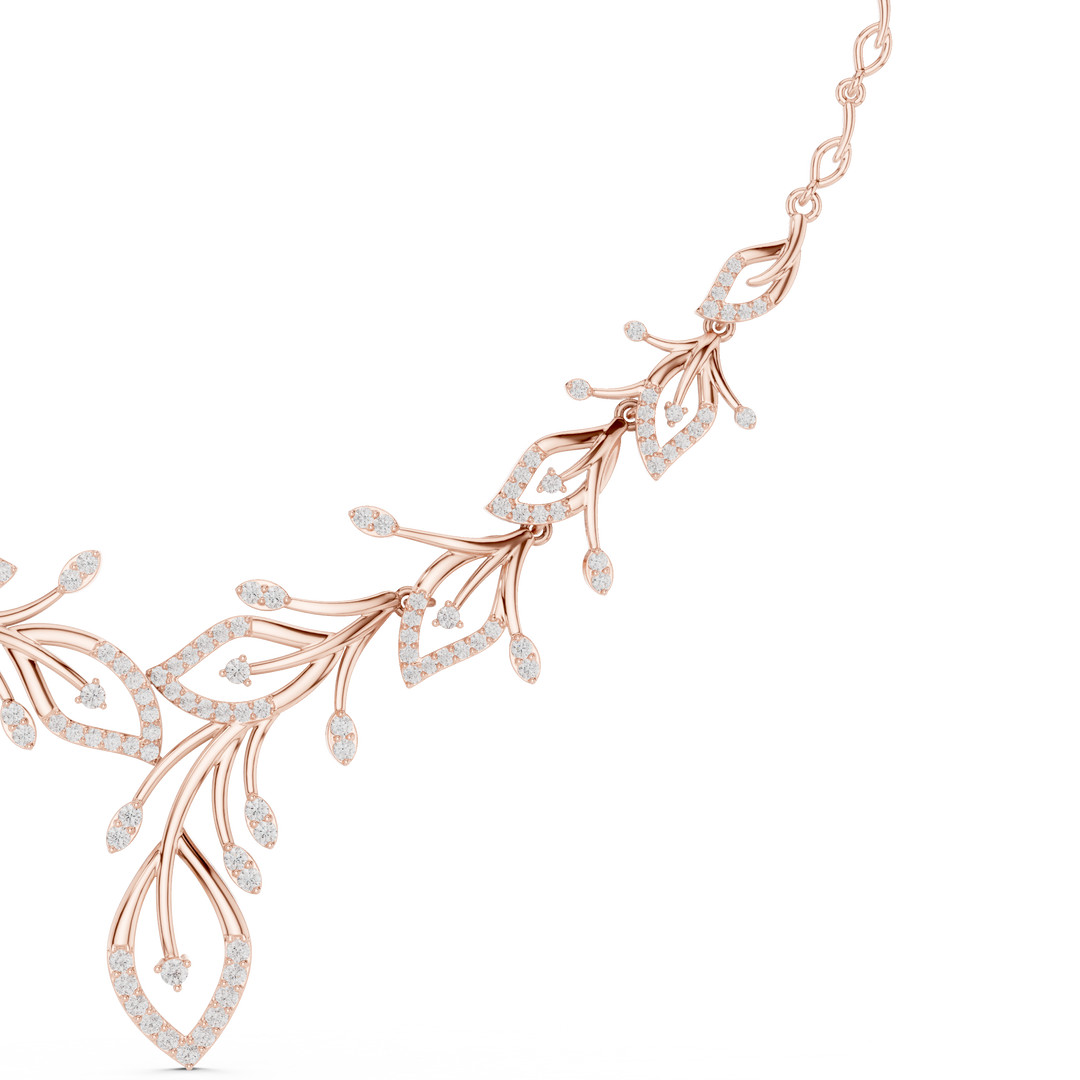 Botanical Spray Necklace — 2.37ct