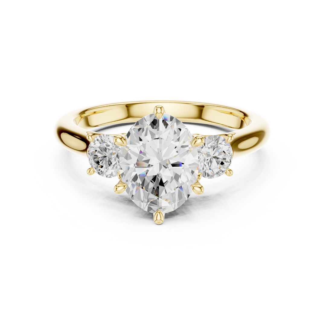 Seraphine 1.50ct Oval Diamond Engagement Ring