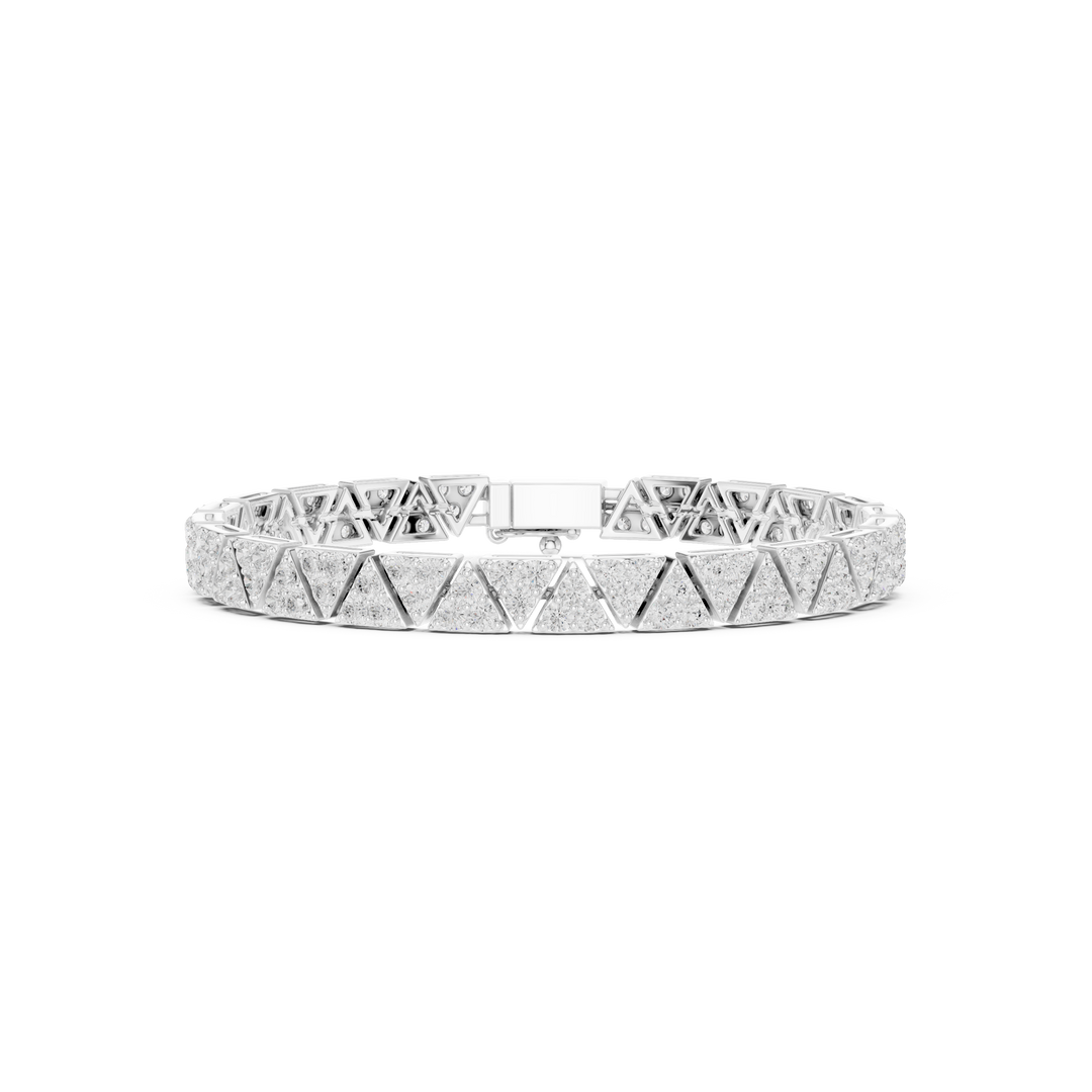 Heavy Cuban Link Men's Bracelet — 4.41ct