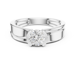 Load image into Gallery viewer, Tapered Channel Mens Ring — 0.50ct
