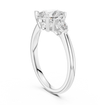 Load image into Gallery viewer, Cascade Pear Three-Stone Diamond Ring
