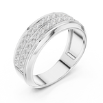 Load image into Gallery viewer, Dual Eternity Mens Ring — 0.57ct
