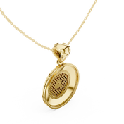 Medusa Bezel Pendant — 0.62ct
