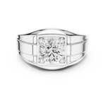 Load image into Gallery viewer, Classic Signet Mens Ring — 1.10ct
