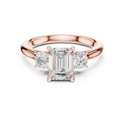 Palazzo 1.50ct Emerald Cut Diamond Ring