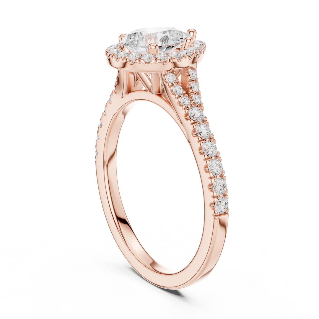 Lune 1.00ct Pear Shape Diamond Ring