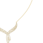 Crescent Wing Statement Necklace — 1.51ct
