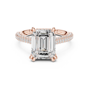 Apex 3.71ct Emerald Cut Diamond Ring