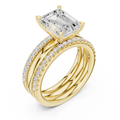Oberon 2.83ct Emerald Cut Diamond Ring