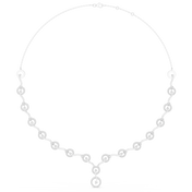 Circular Link Station Necklace — 1.47ct