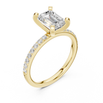 Load image into Gallery viewer, Eden 2.00ct Emerald Cut Diamond Ring
