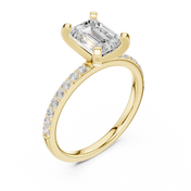 Eden 2.00ct Emerald Cut Diamond Ring