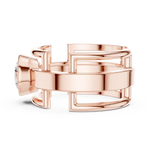 Load image into Gallery viewer, Crown Edge Mens Ring — 1.00ct
