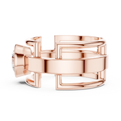 Crown Edge Mens Ring — 1.00ct