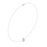 Load image into Gallery viewer, Pear Solitaire Drop Necklace — 3.07ct
