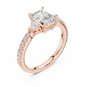 Aurora Radiant Cut Diamond Ring