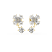 Noor Diamond Solitaire Stud Earrings