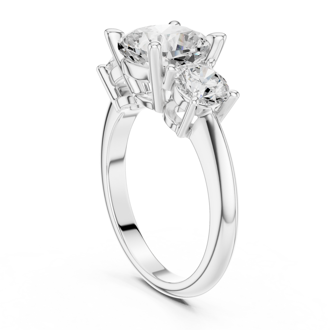 Majestic 2.50ct Cushion Cut Diamond Engagement Ring