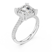 Monolith 3.83ct Emerald Cut Diamond Ring