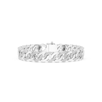 Load image into Gallery viewer, Chunky Curb Link Men's Bracelet — 1.10ct

