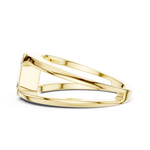Load image into Gallery viewer, Emerald Bezel Mens Ring — 1.00ct
