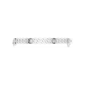 Curb Chain Station Men's Bracelet — 1.03ct