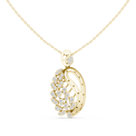 Load image into Gallery viewer, Cascading Oval Pendant — 1.06ct
