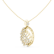 Cascading Oval Pendant — 1.06ct