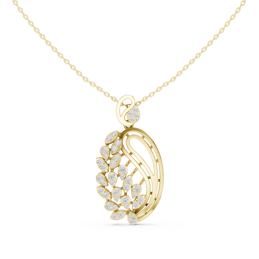 Cascading Oval Pendant — 1.06ct