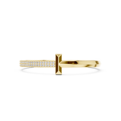Wide Pavé Bangle Men's Bracelet — 2.58ct