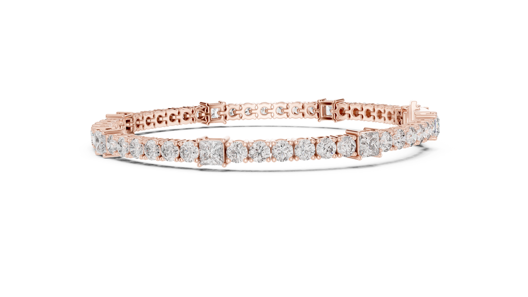 Round Princess Bracelet — 6.62ct