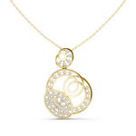 Load image into Gallery viewer, Bubble Circle Pendant — 1.16ct
