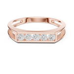 Load image into Gallery viewer, Marquise Channel Mens Ring — 0.50ct
