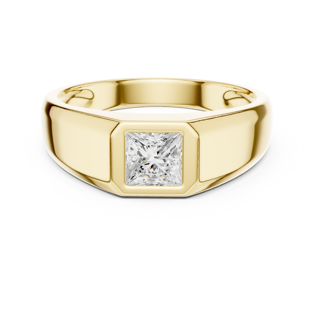 Princess Signet Mens Ring — 0.50ct