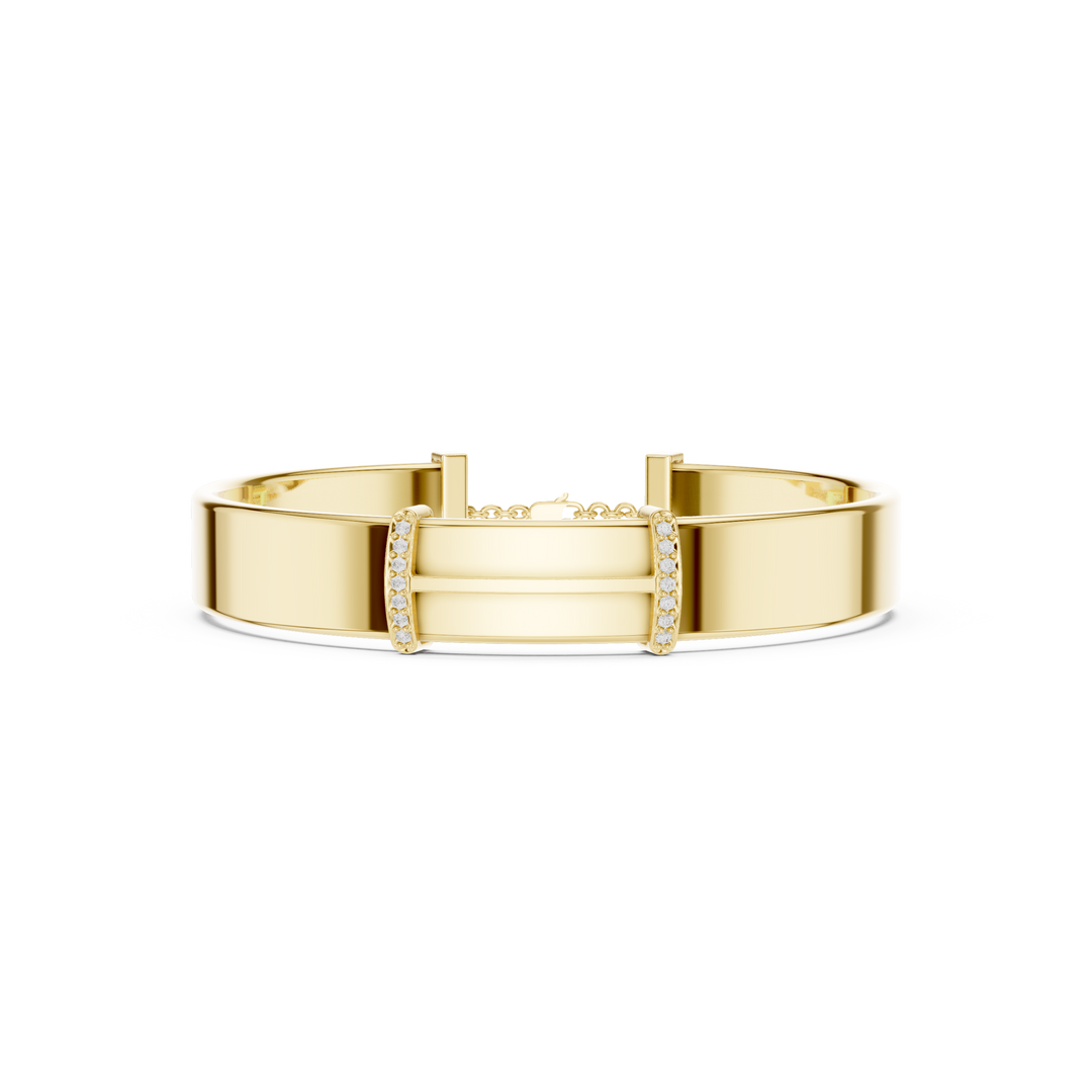 Pavé Cuff Men's Bracelet — 0.21ct